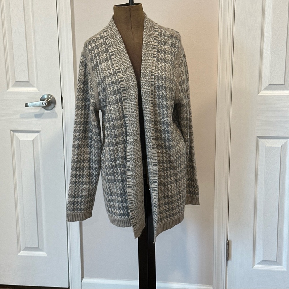 Neiman Marcus The Cashmere Collection Women's Open Front Cardigan Sz XL